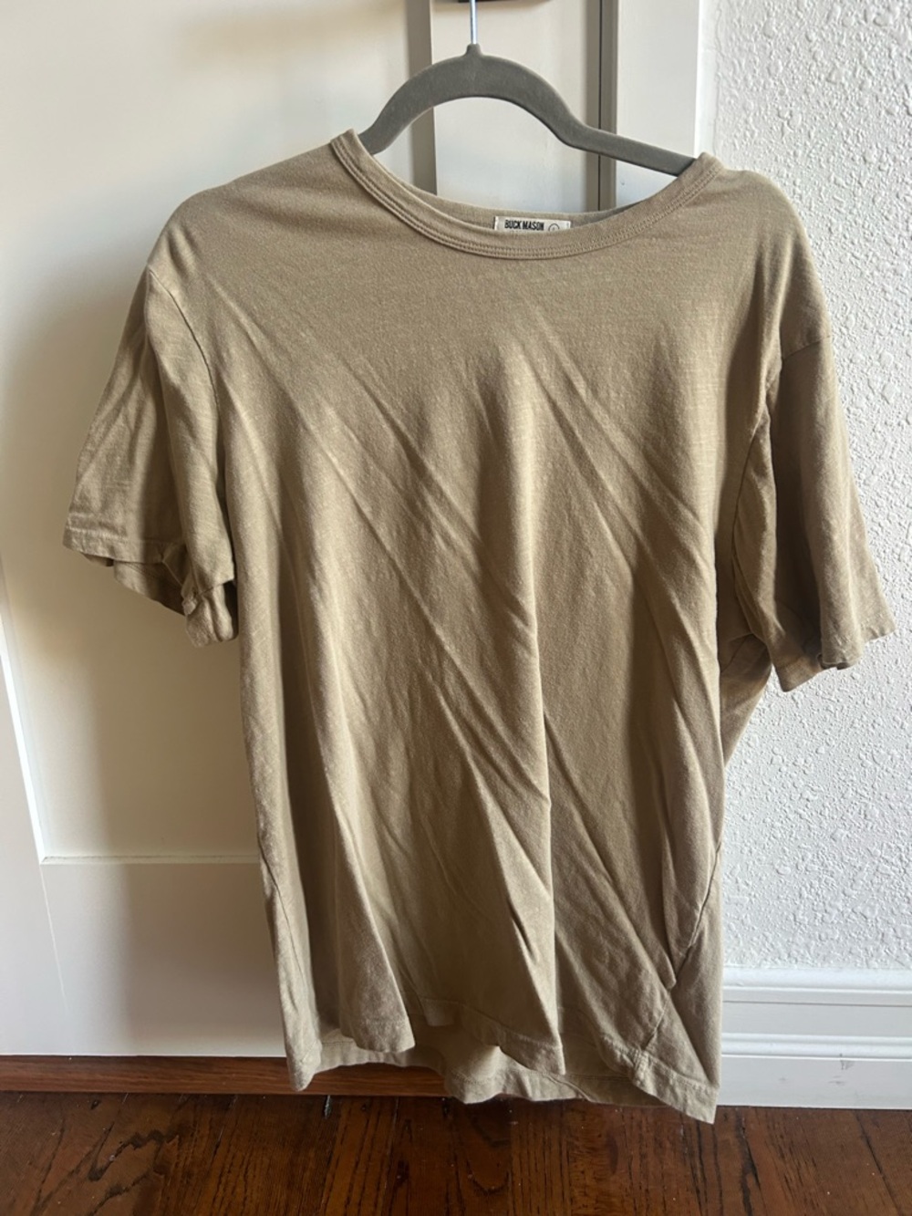 Buck Mason Short-Sleeve Tee in Sandstone